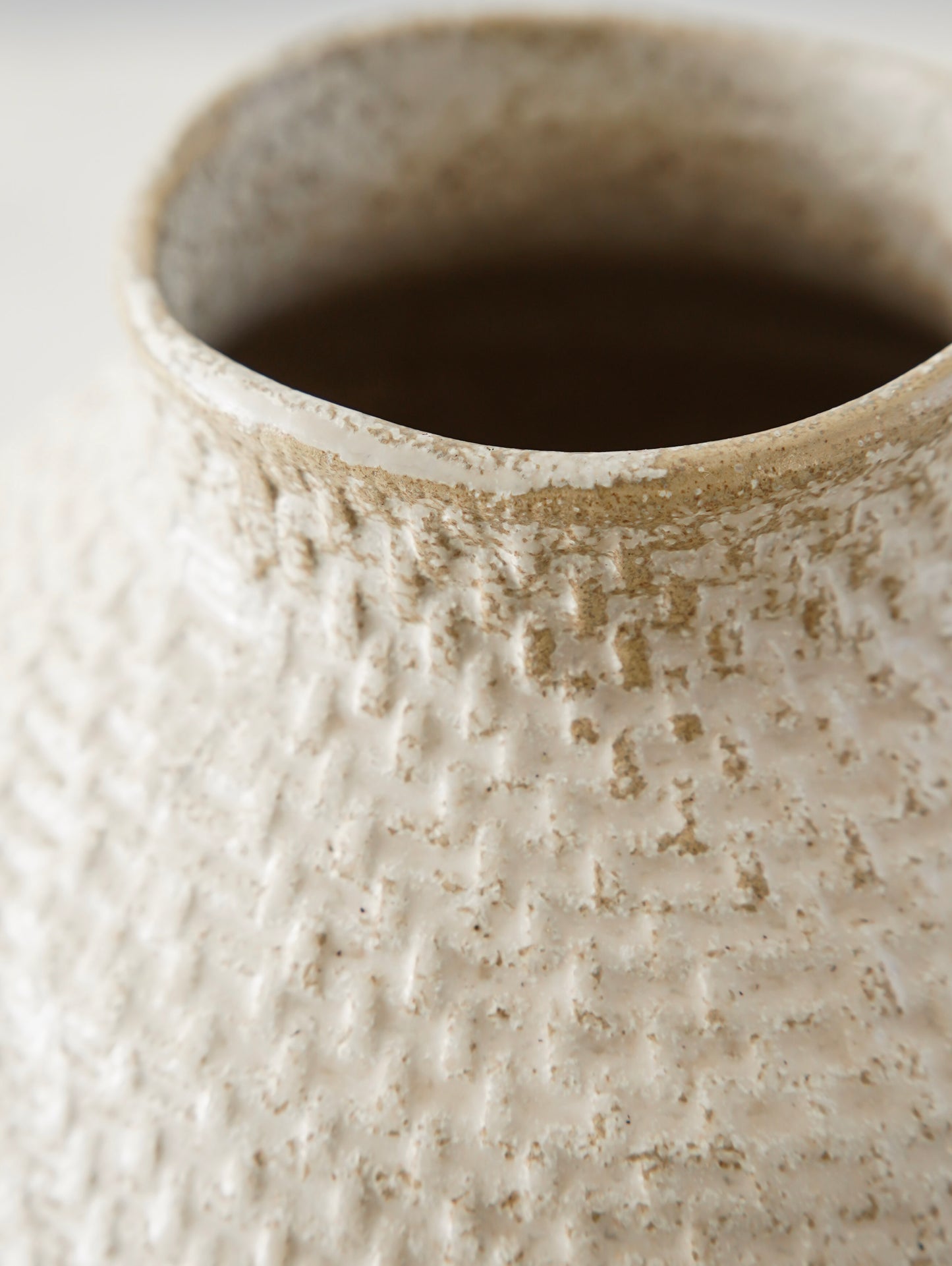 Evelyn Neutral Weave Vase