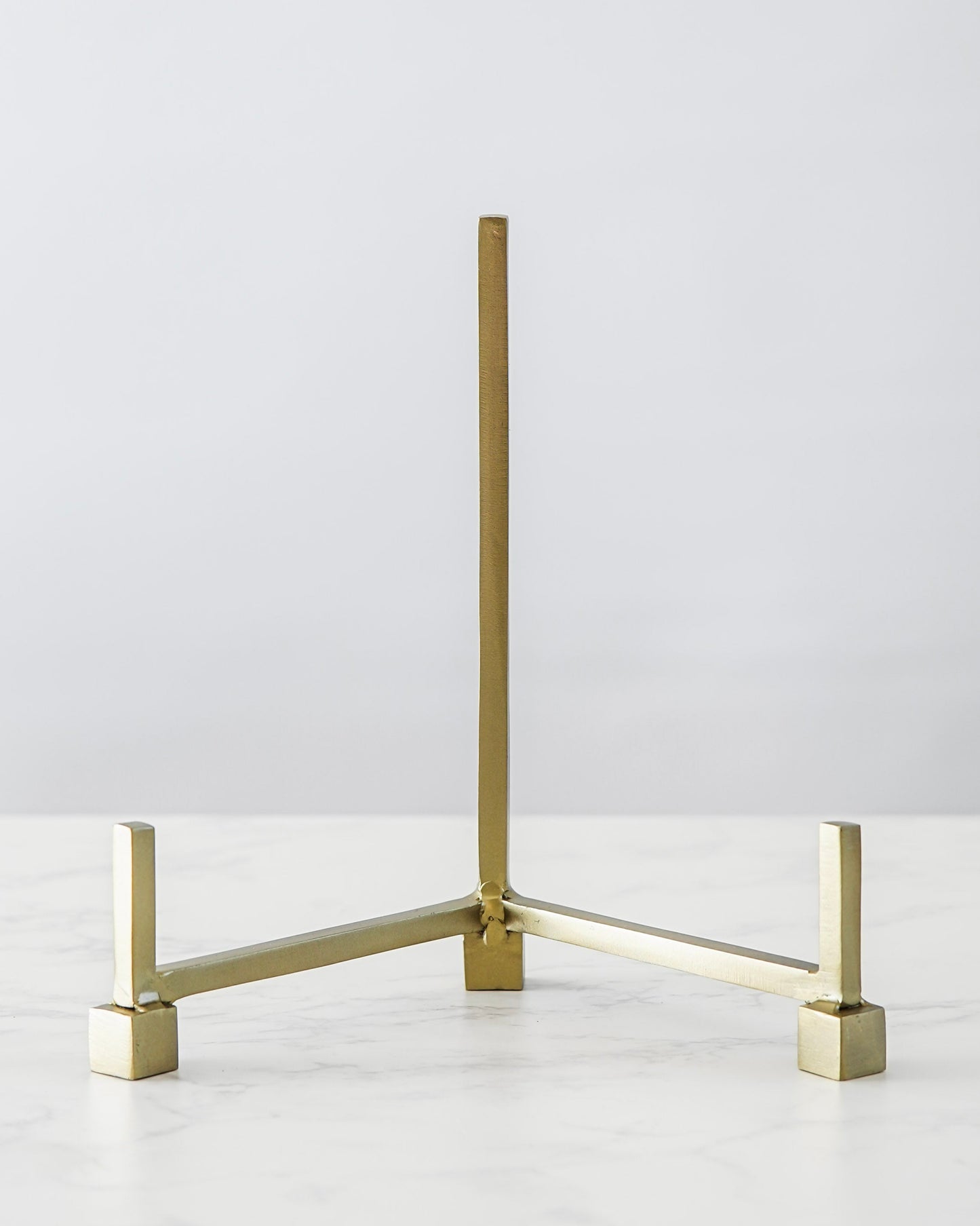 Antique Brass Square Foot Easel