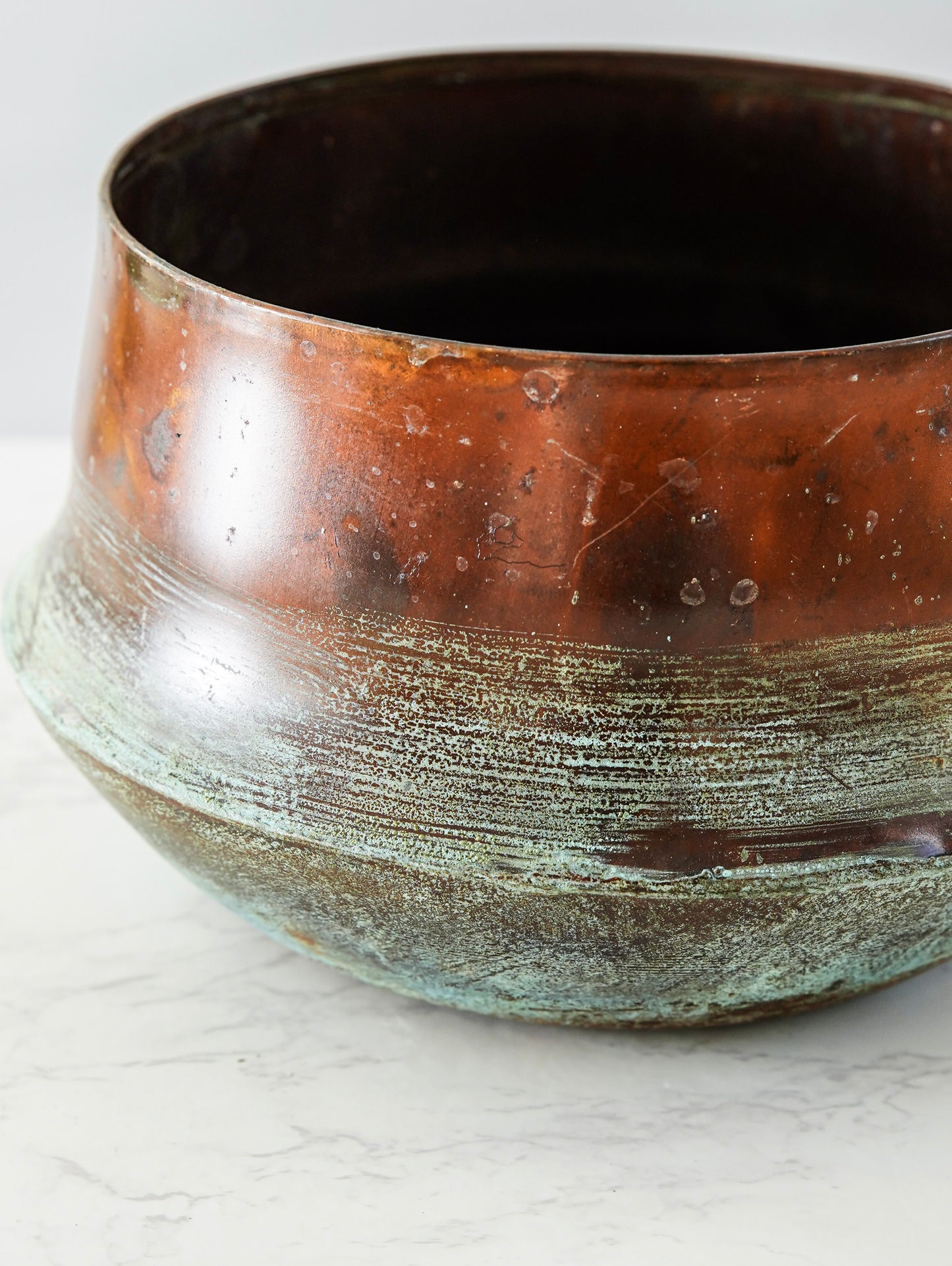 Copper Patina Pot | Large