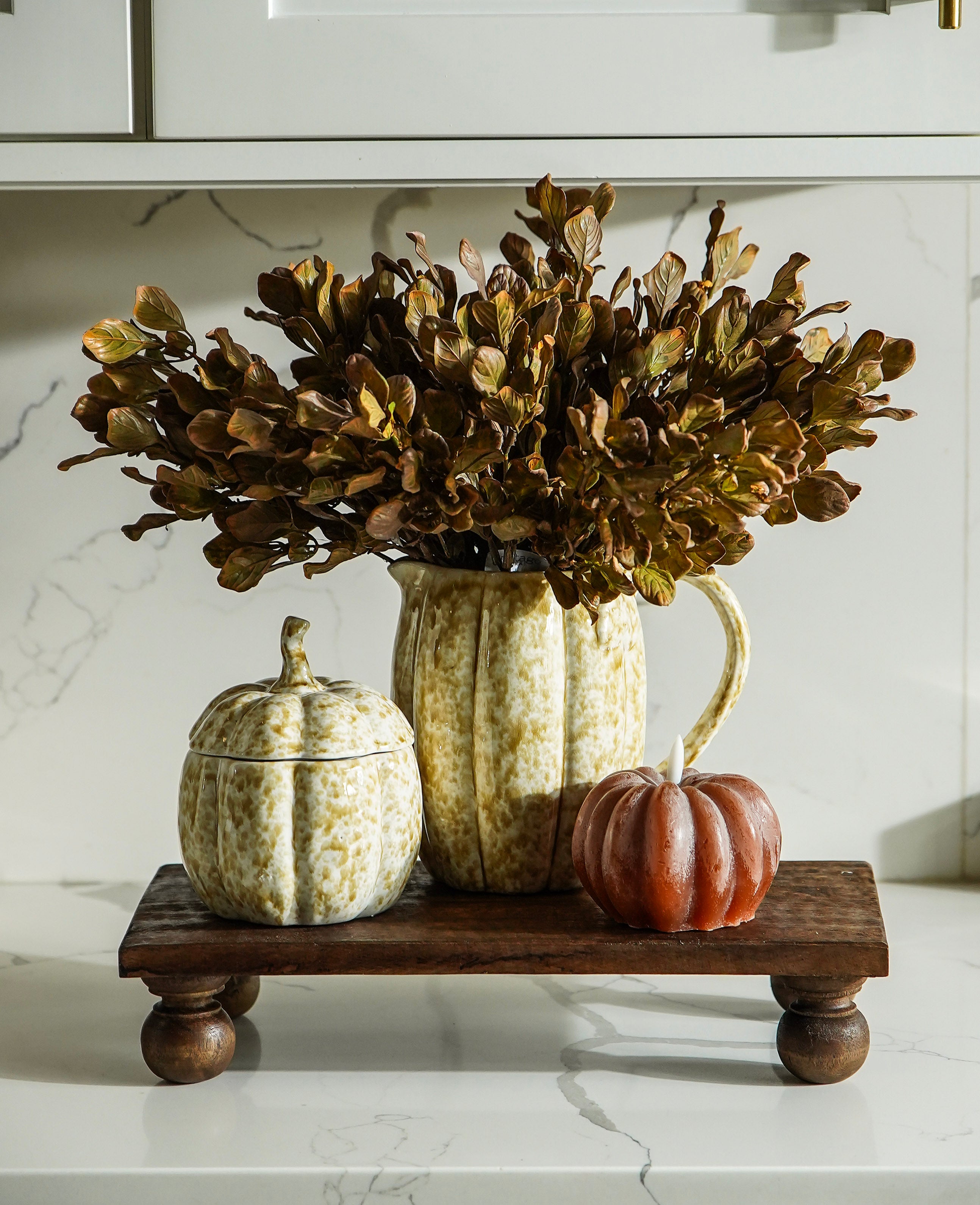 Evelyn Stoneware Pumpkin Jar
