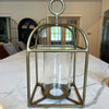 Brushed Gold Metal Lantern