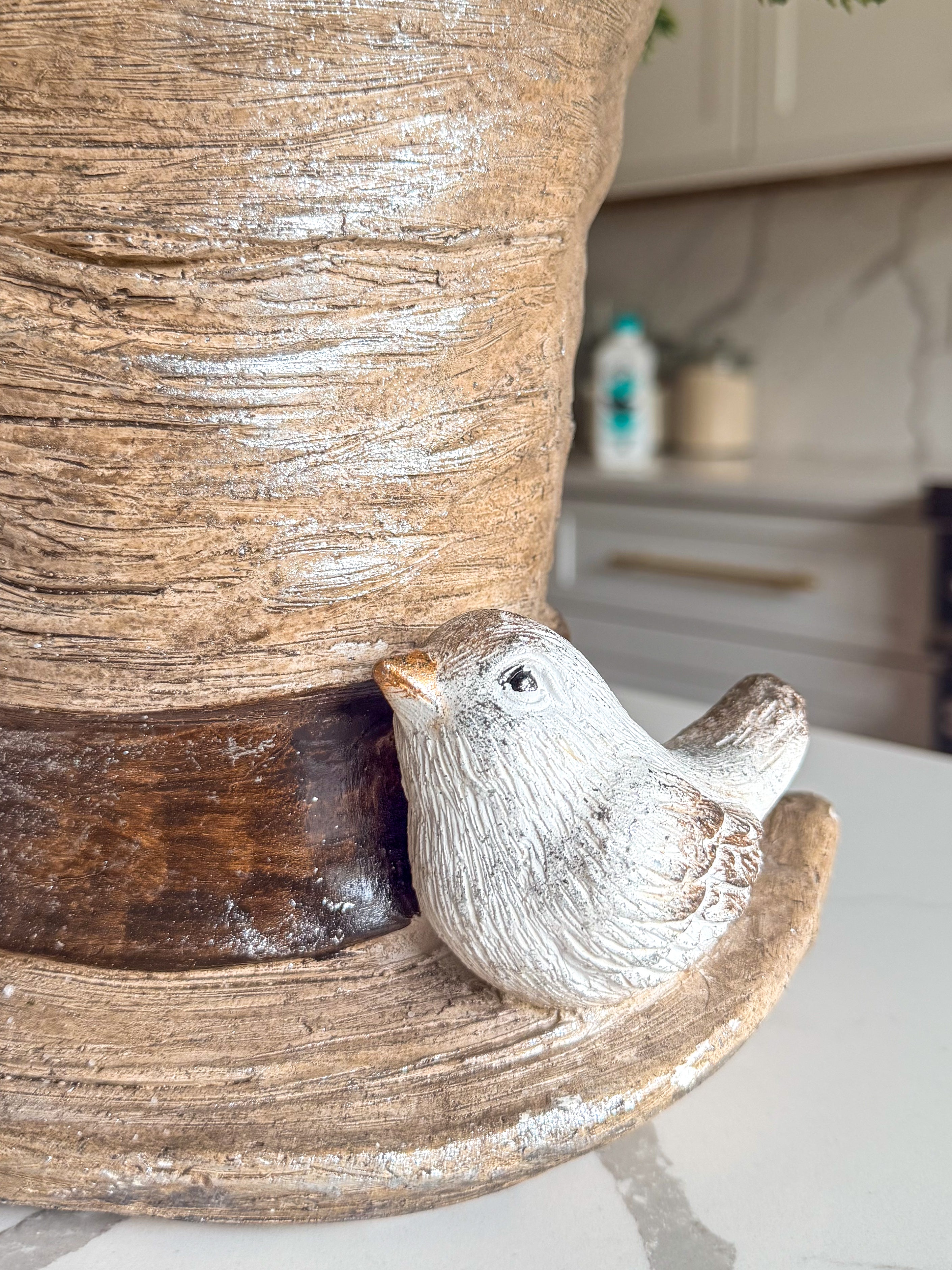 Top Hat Bird Planter