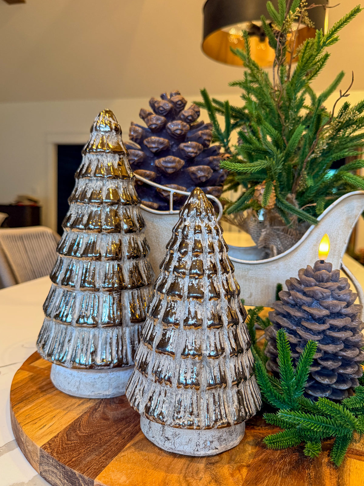 Antique Terracotta Christmas Tree