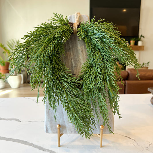 Fine Cedar Mini Hanging Wreath