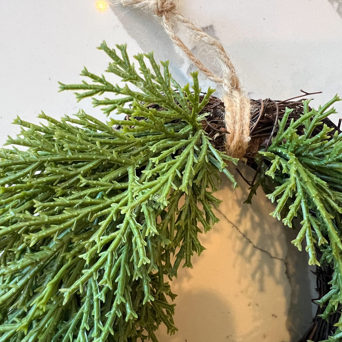 Fine Cedar Mini Hanging Wreath