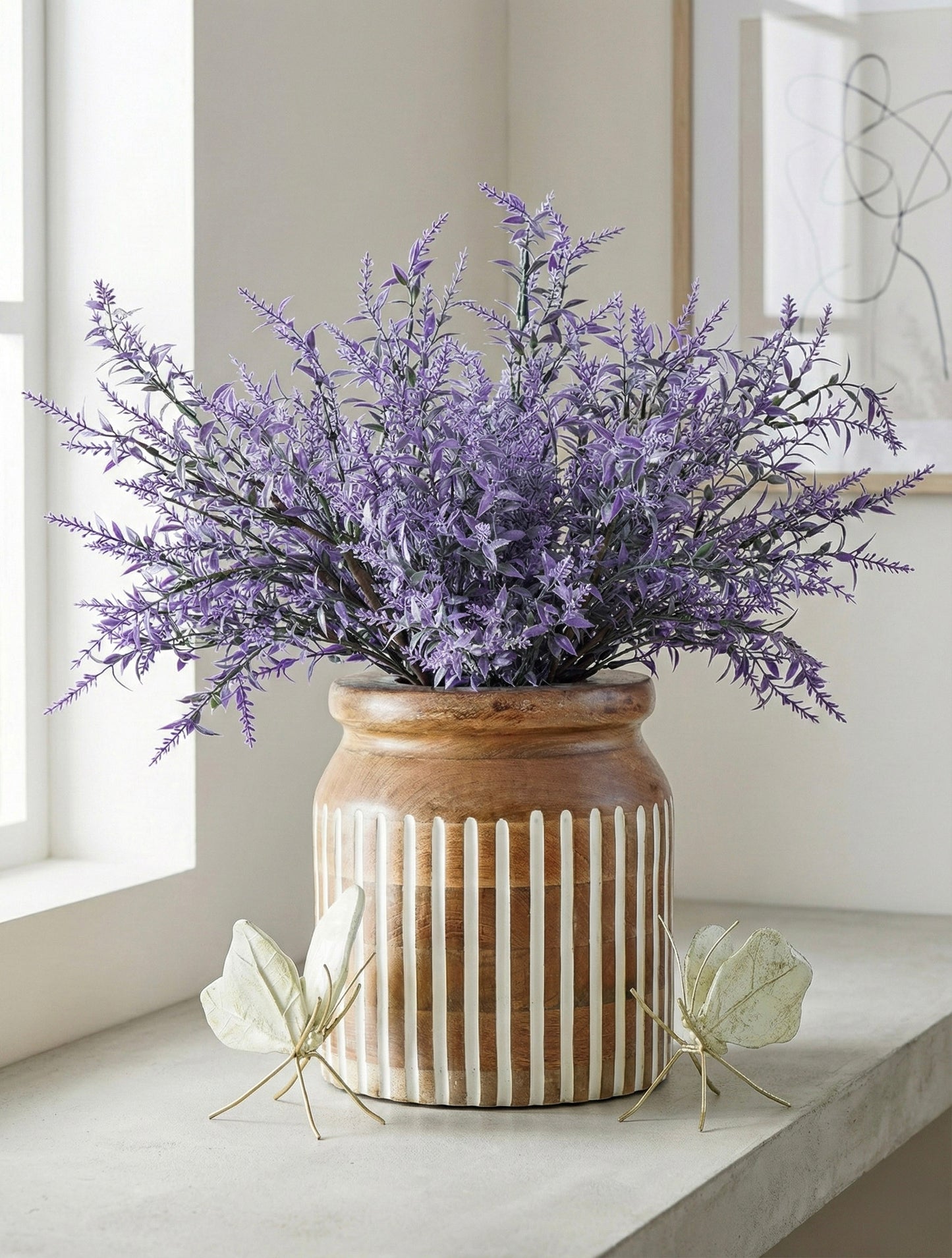 Faux Lavender Stem
