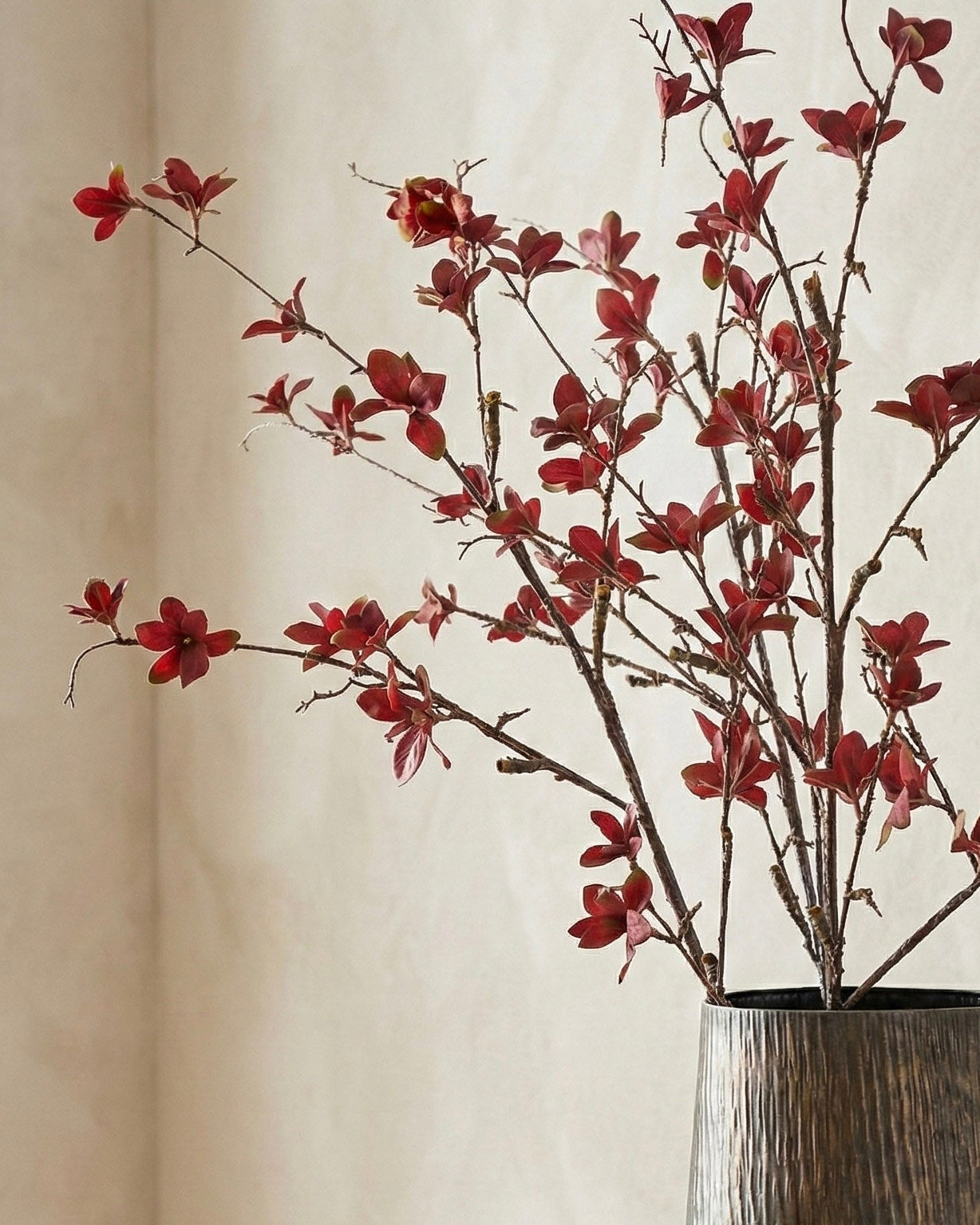 Burgundy Magnolia Blossom Spray