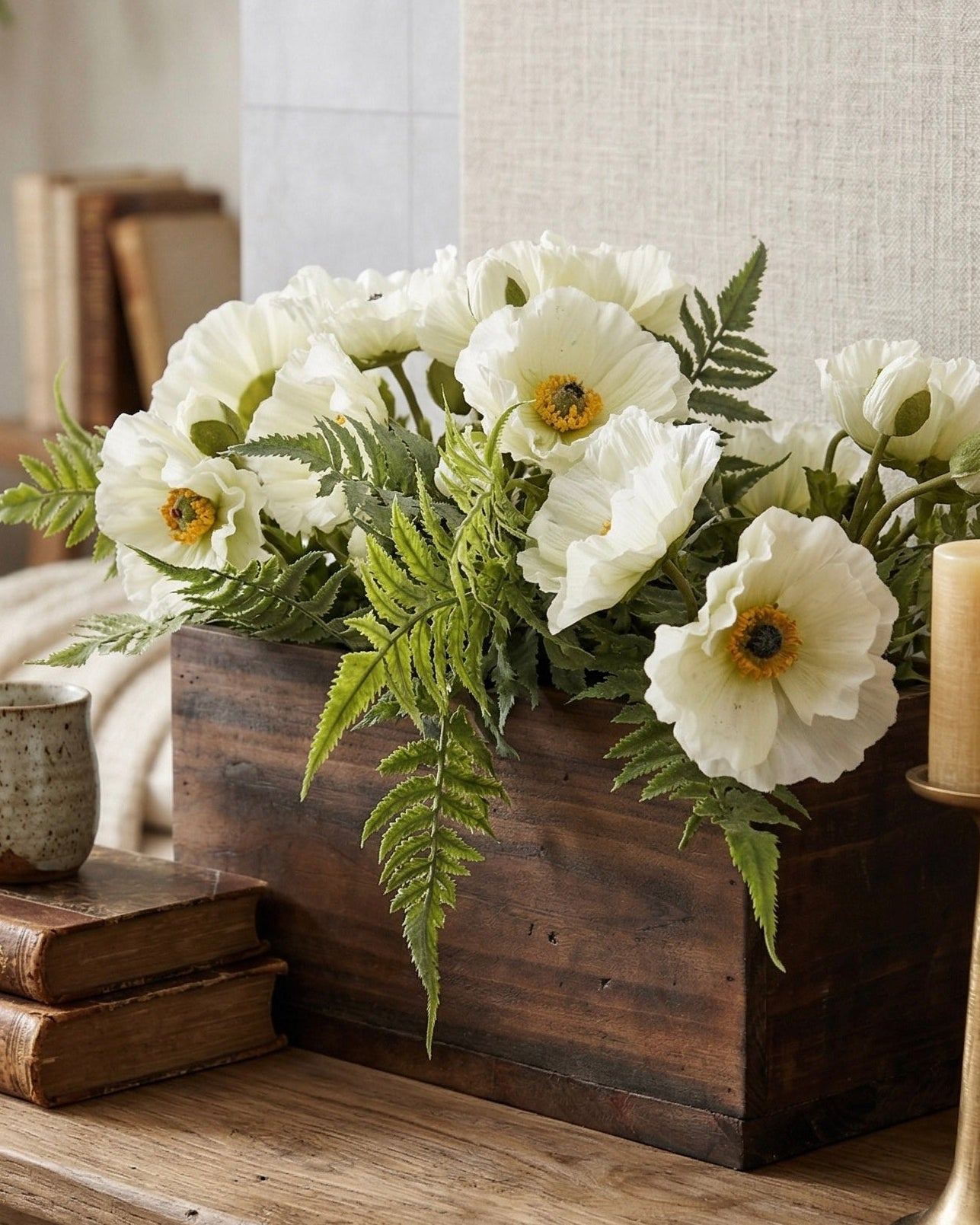 Real Touch Poppy Bundle | White