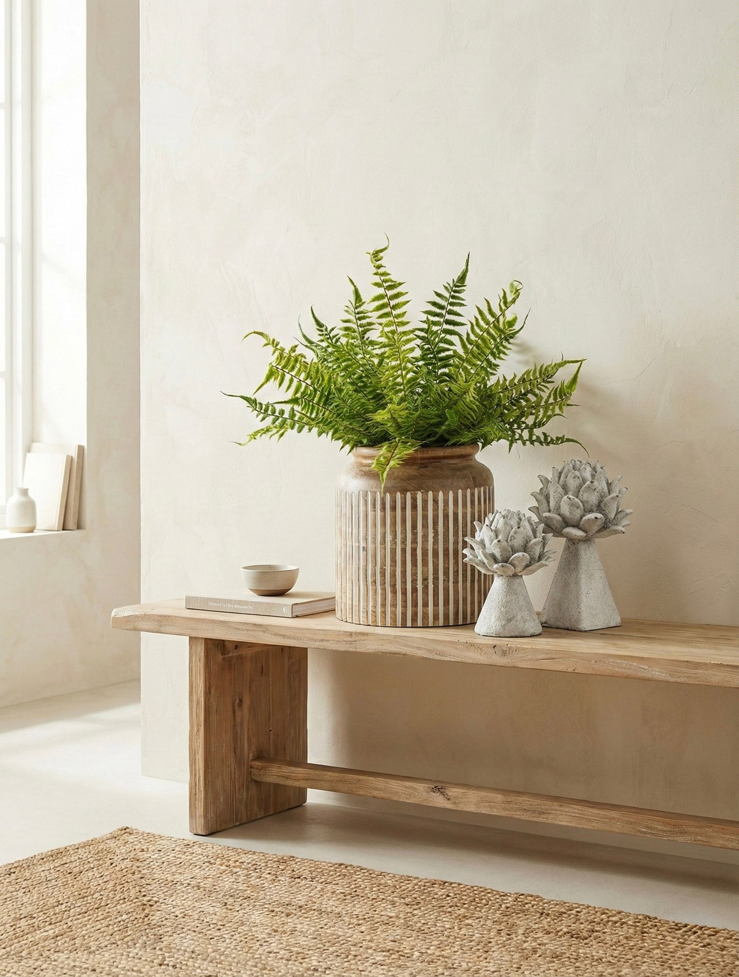 Real Touch Full Fern Bush