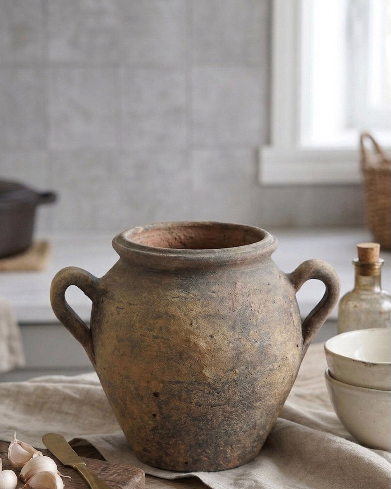 Lenora Terracotta Vase | Small