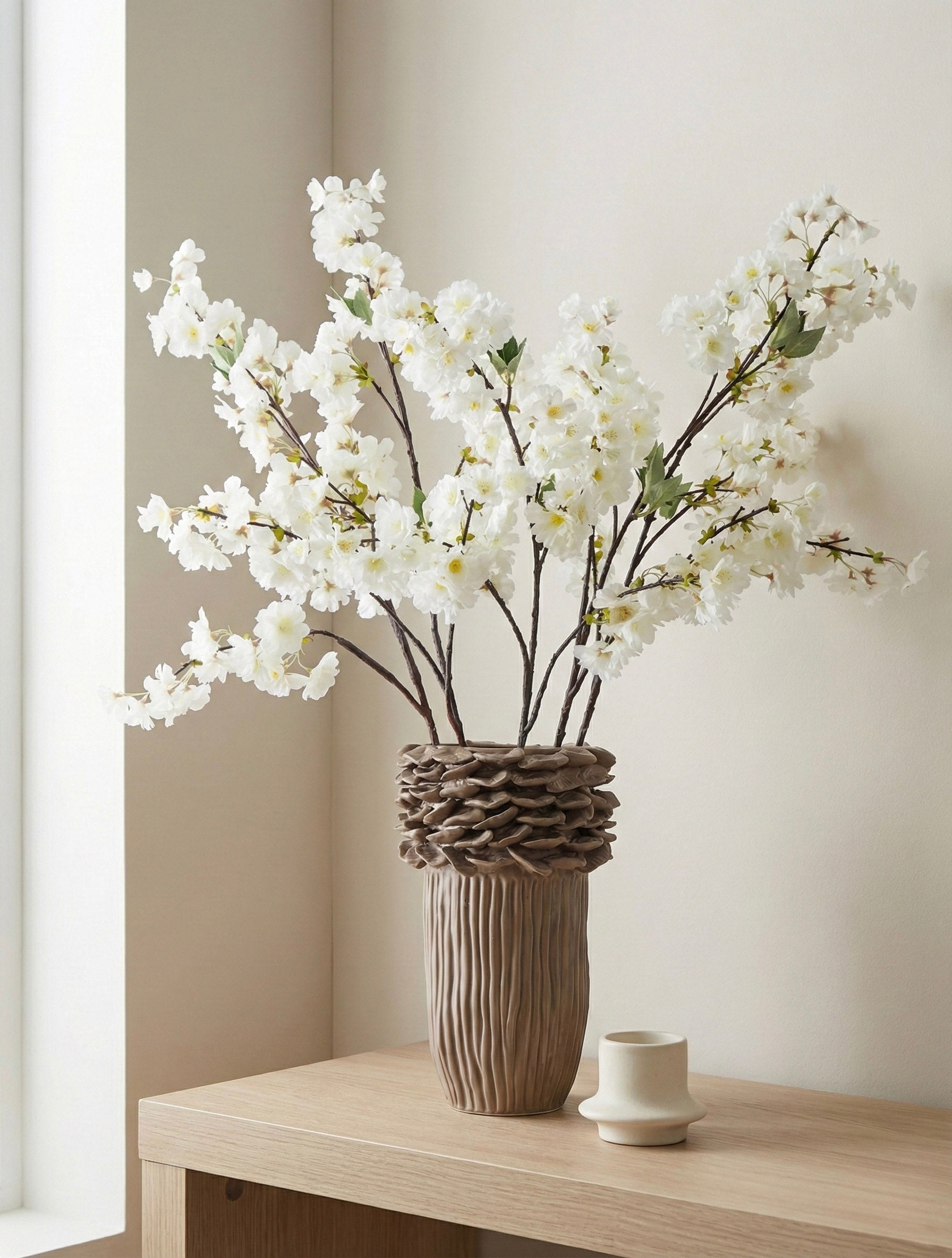 Brown Mushroom Edge Vase