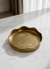 Gold Iron Scalloped Tray