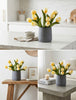 Real Touch Hybrid Tulip Bundle | Pale Yellow