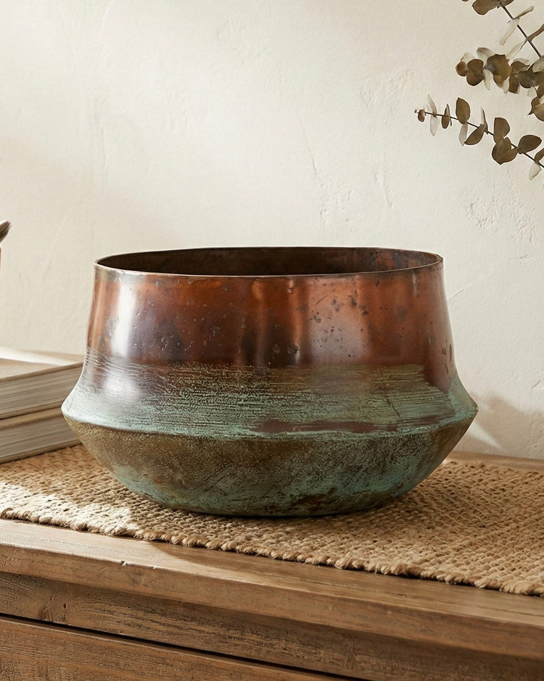 Copper Patina Pot | Large