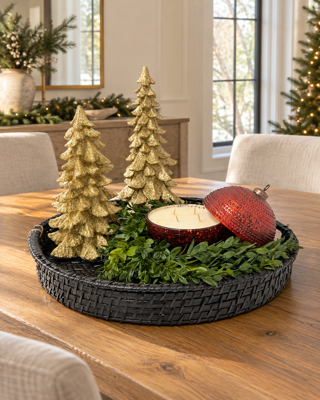 The Golden Christmas Styled Look