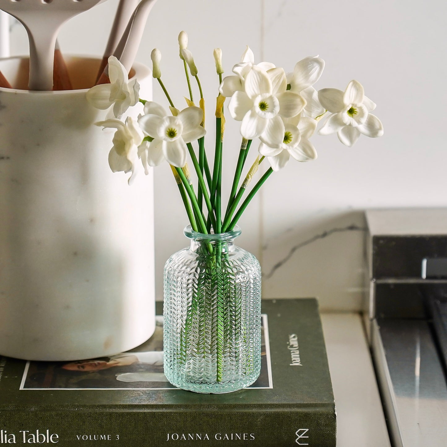 Marly Clear Glass Bottle Vase