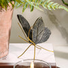 Leaf Wing Butterfly Set | Black & Gold