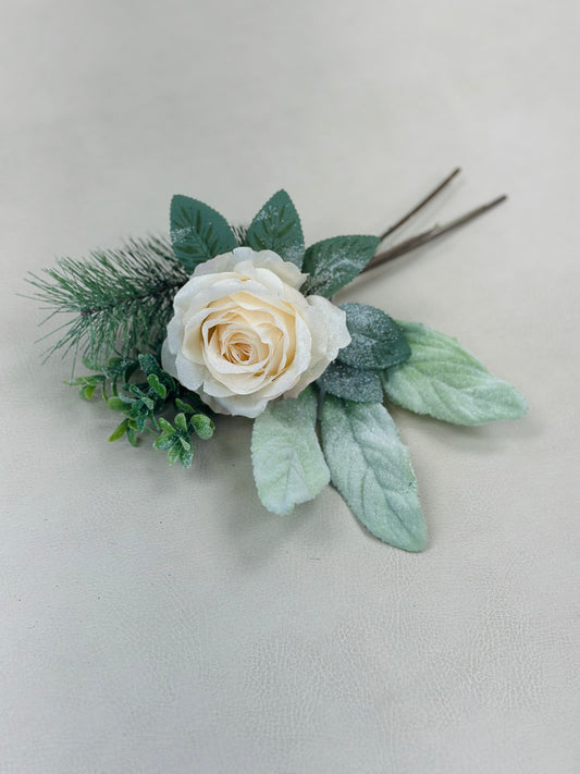 Rose & Lamb's Ear Bouquet