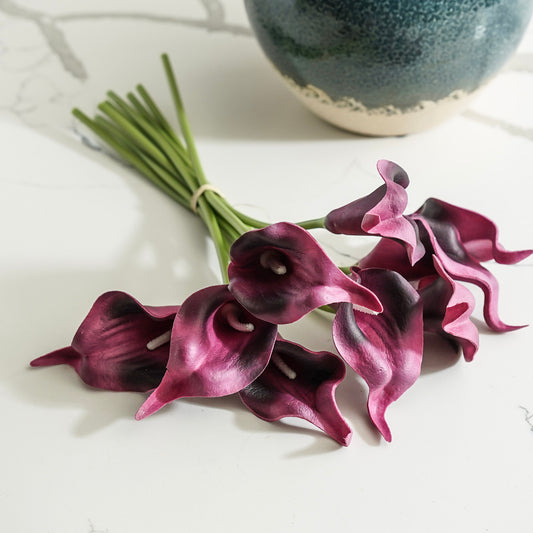 Real Touch Calla Lily | Deep Purple