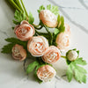 Real Touch Ranunculus Bunch | Light Peach