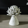 Faux Stone Artichoke Finials