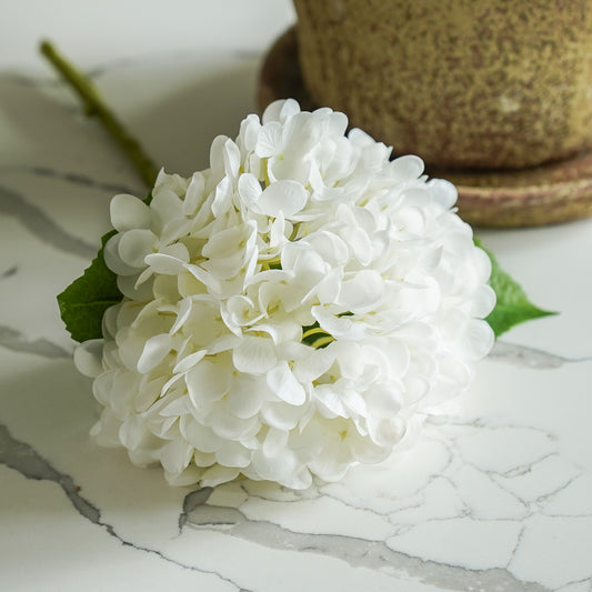 Real Touch Hydrangea | White