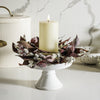 Burgundy Sleepy Catchfly Candle Ring | Small