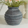 Charcoal Terracotta Line Pot