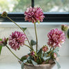 Dried Faux Dahlia Bunch | Purple