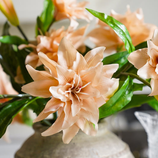 Real Touch Lily Stem | Latte