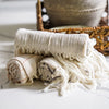 Striped Fringe Towels | Set of 3