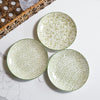 Green Patterned Plates