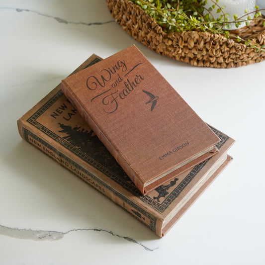 Canvas Book Storage Boxes | Set of 2