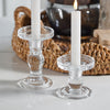 Velora Glass Taper Candle Holder