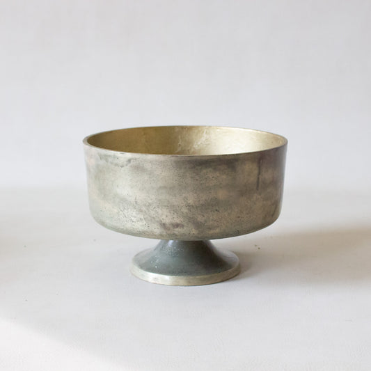 Aged Brass Compote Bowl