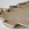 Gold Tree Shaped Aluminum Dish