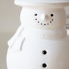 Layered Ivory Terracotta Snowman | Small