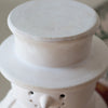 Layered Ivory Terracotta Snowman | Small