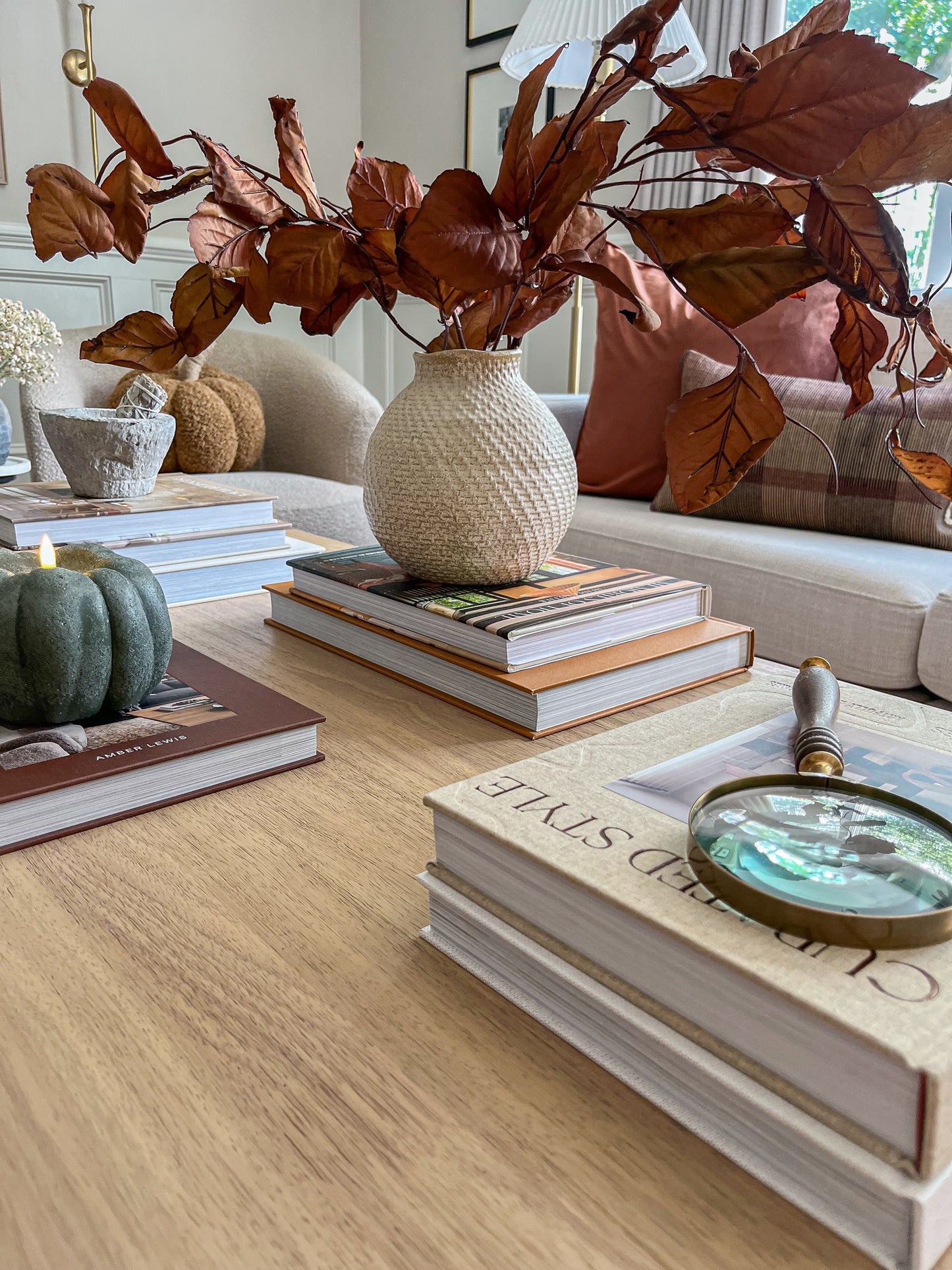 Evelyn Neutral Weave Vase