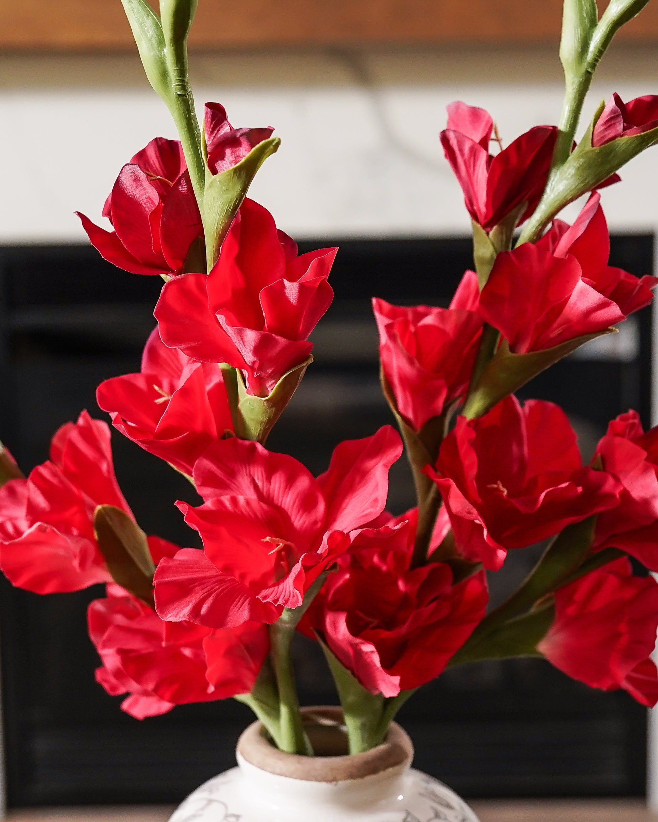 Real Touch Gladiolus Stem | Fuchsia
