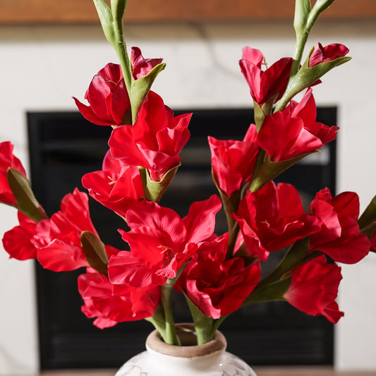 Real Touch Gladiolus Stem | Fuchsia