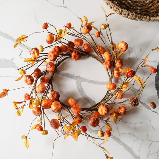 Mini Pumpkins Candle Ring
