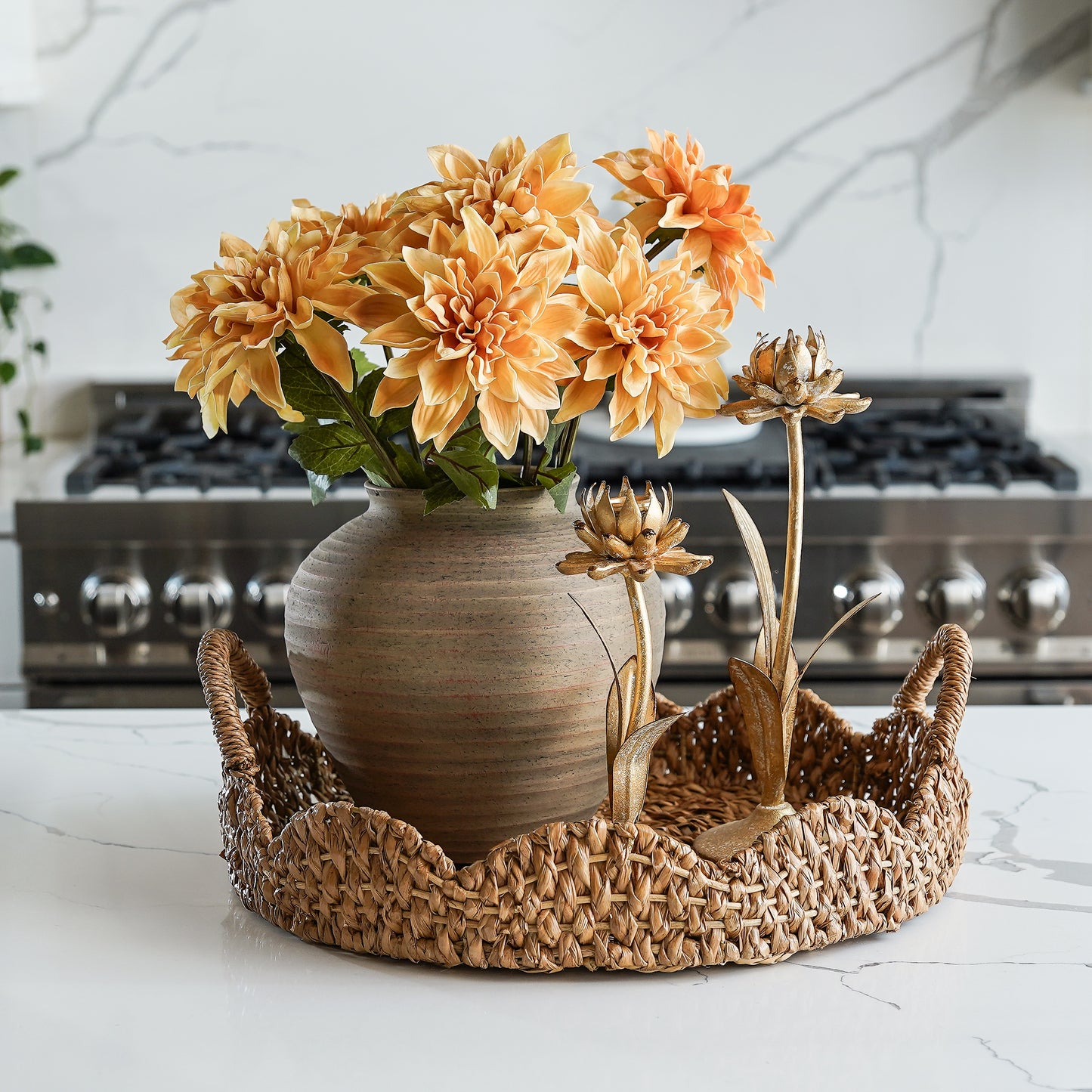 Flower Taper Holders | Set of 2