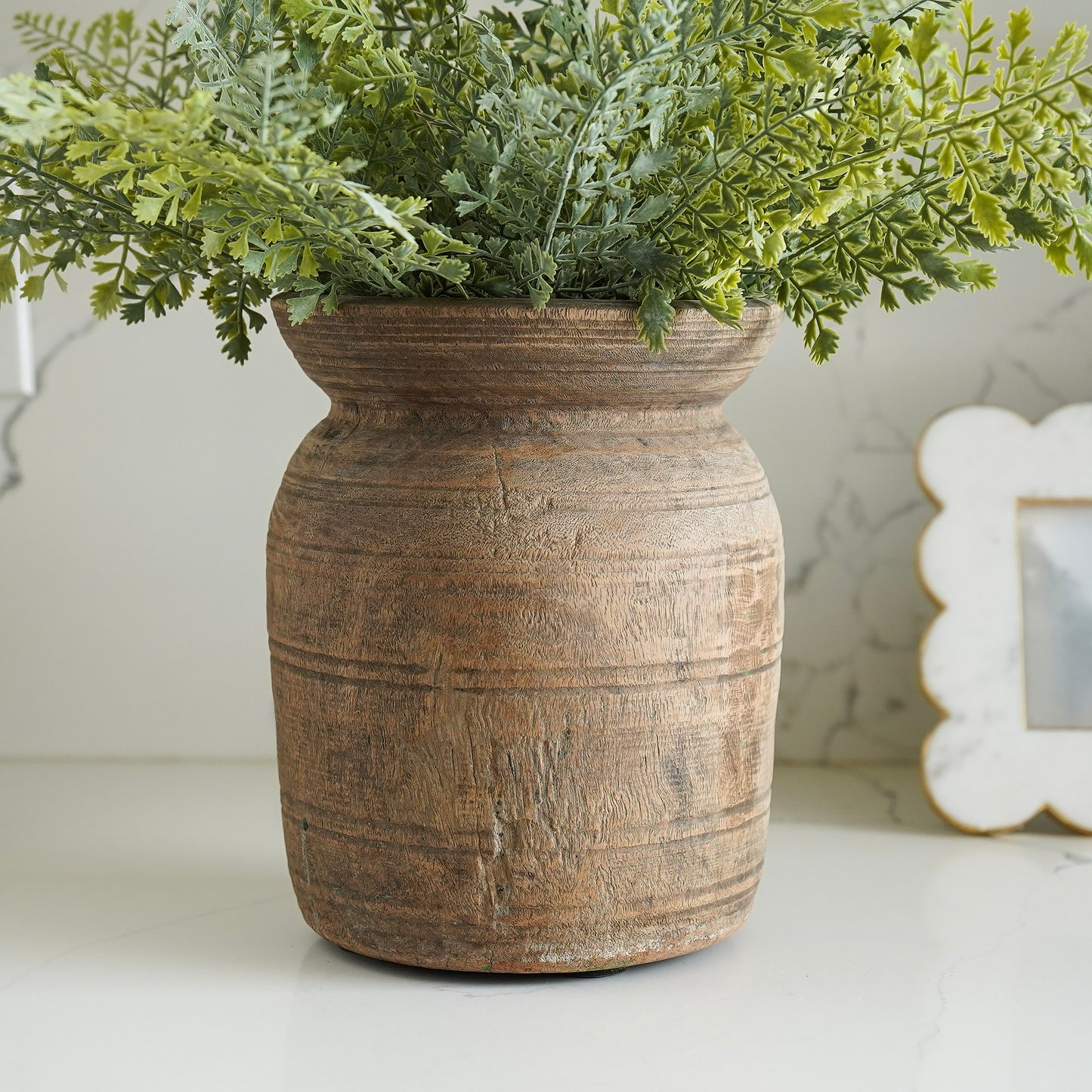 Hudson Found Wood Vase