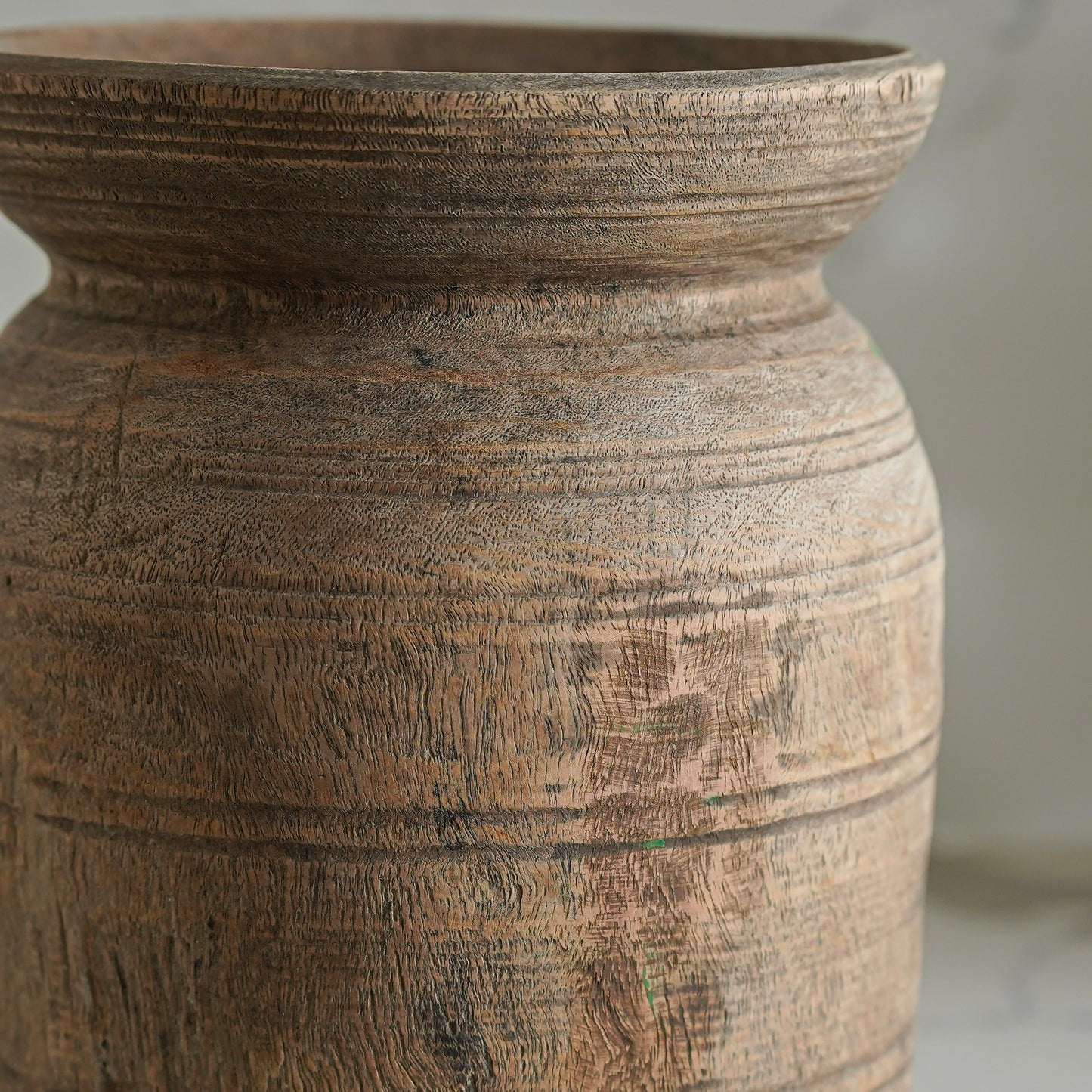 Hudson Found Wood Vase