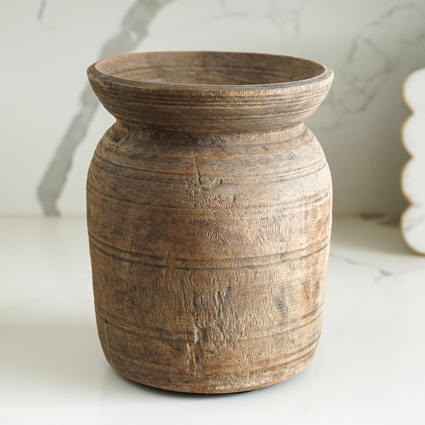 Hudson Found Wood Vase