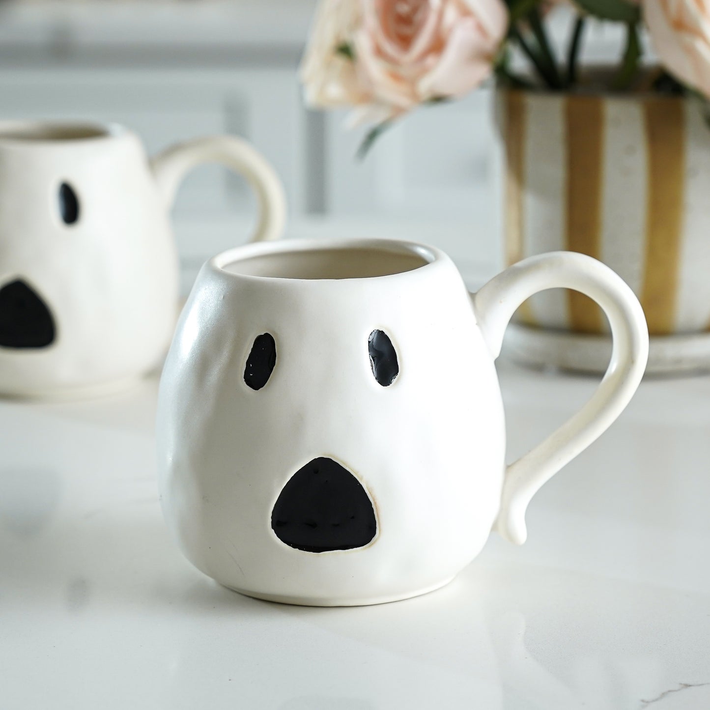 Stoneware Ghost Mug