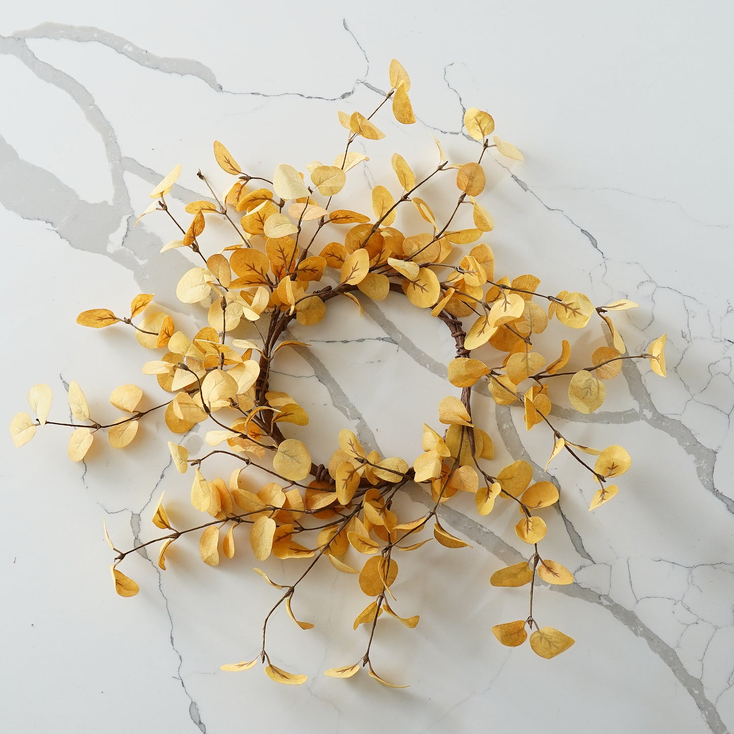 Mustard Fall Candle Ring | 16”
