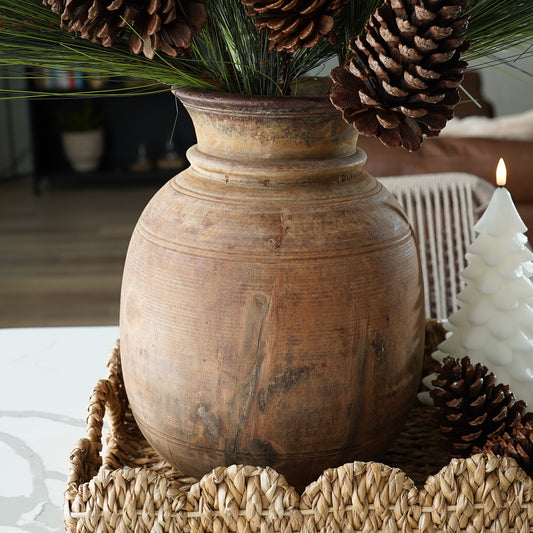 Hendrix Found Wood Vase