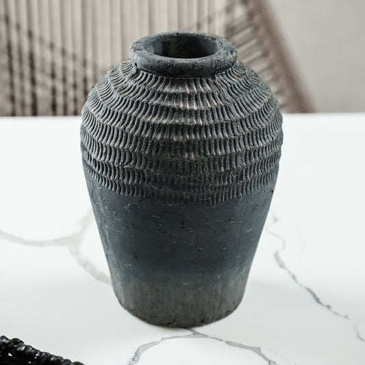 Hayden Charcoal Line Vase